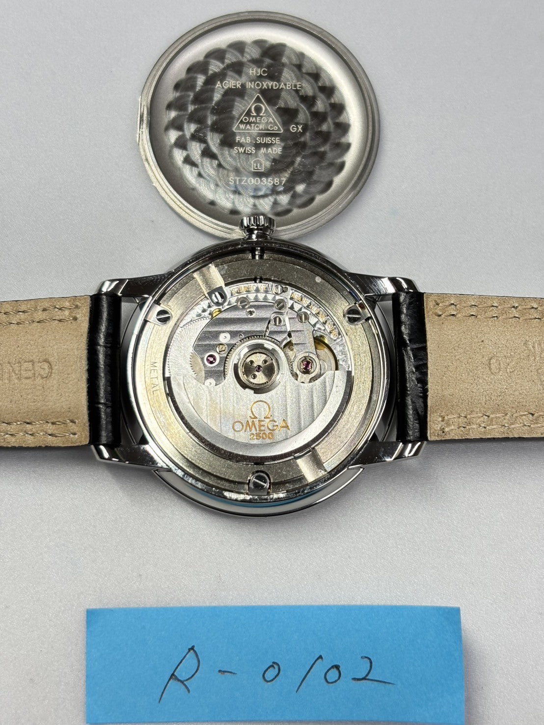 N MINT Box Omega De Ville Prestige 424.13.40.20.03.002 Co-Axial Blue Men's Watch