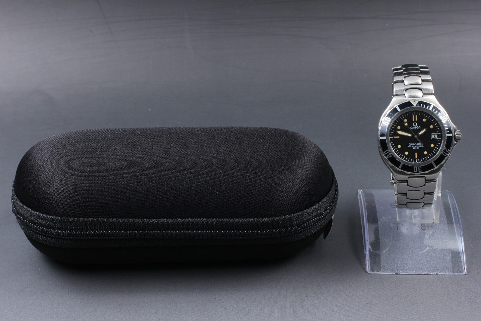 [Exc+5] OMEGA Seamaster 200m 396.1052 Cal.1438 36mm Black Quartz Men's Watch