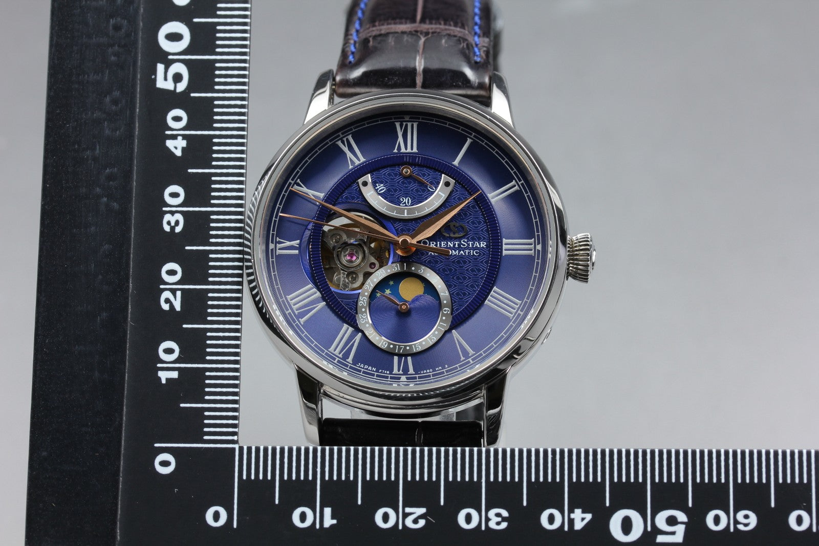 ORIENT Star Mechanical Moonphase RK-AM0006L Automatic Men's Watch 41mm JAPAN