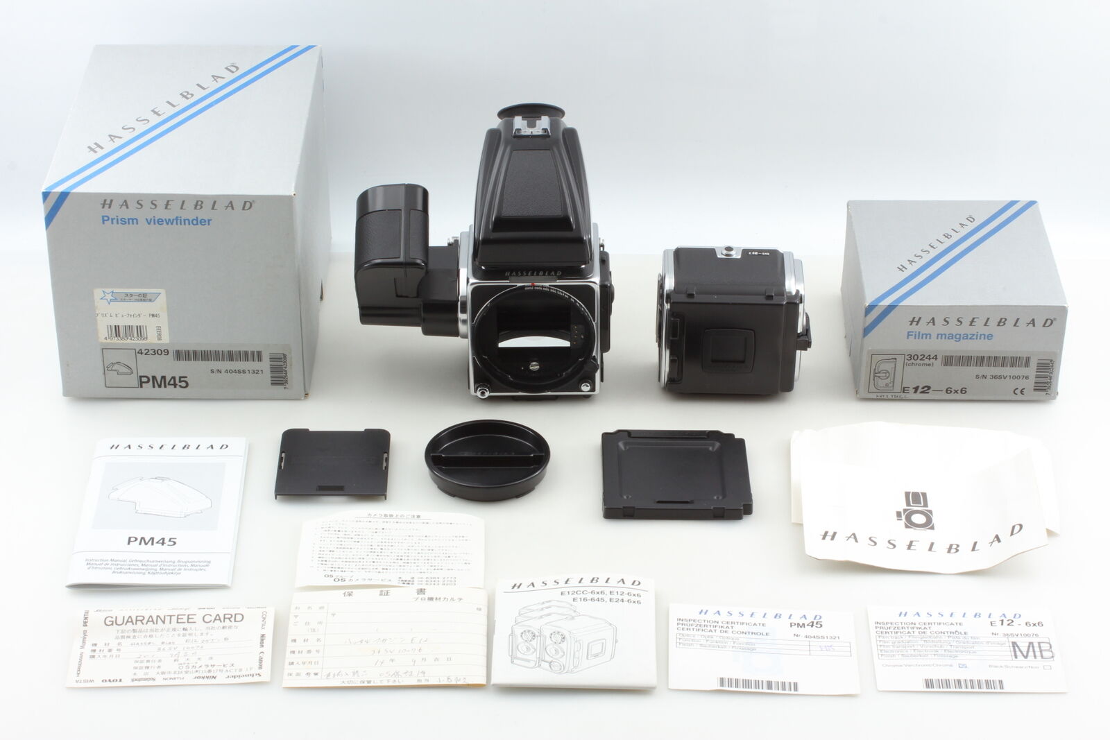 [Near MINT w/Box Grip] Hasselblad 203FE Film Camera PM45 Finder From JAPAN