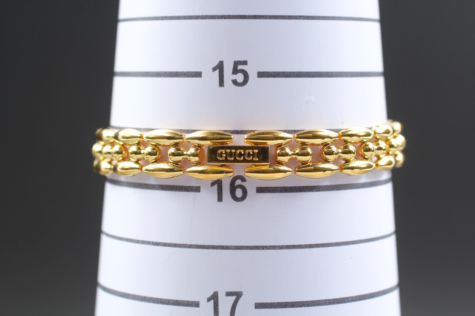 Vintage Gucci Change Bezel 11/12.2 Gold 26mm Bracelet Women's Quartz Watch