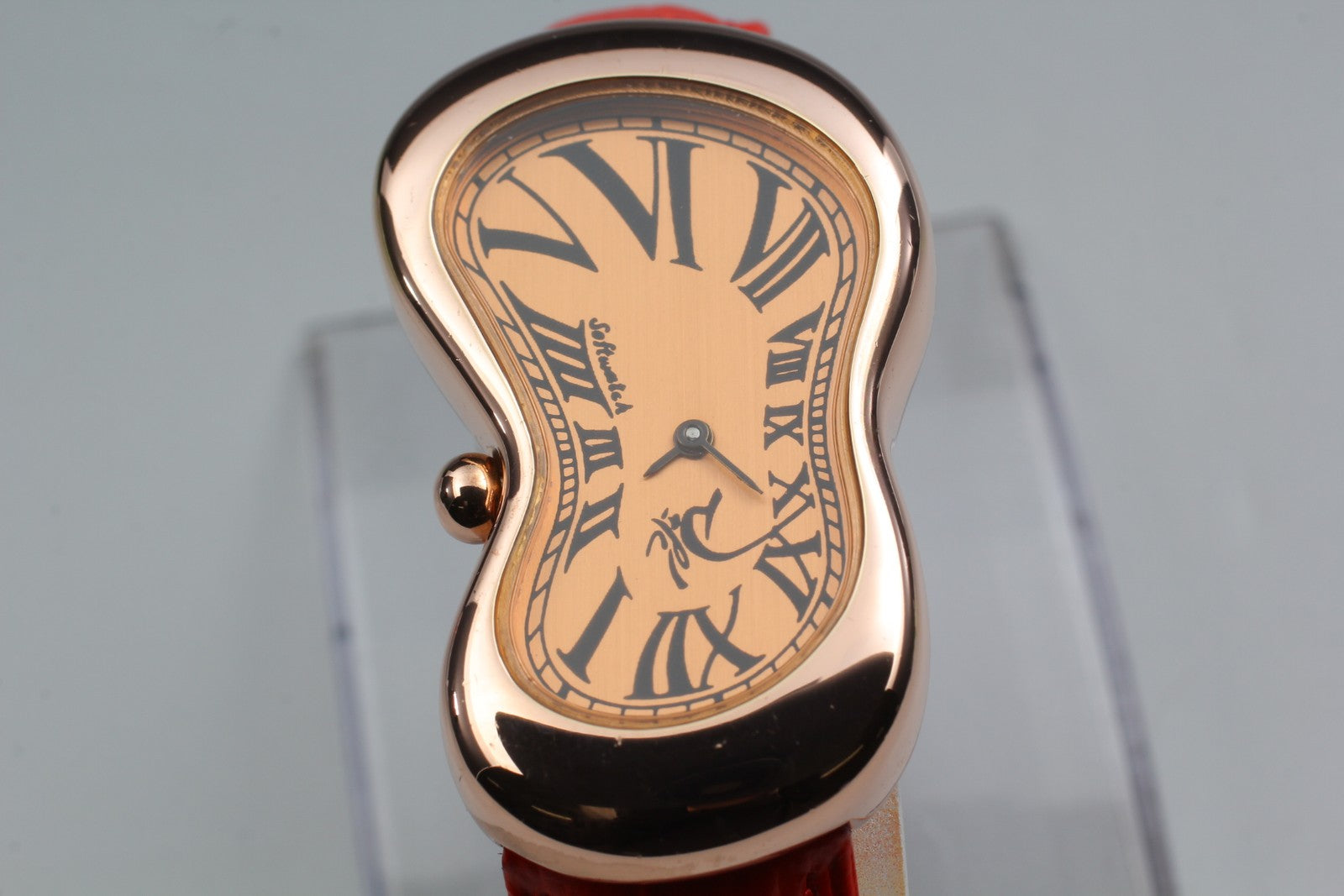 Salvador Dali softwatch 022146 Gold Red 26mm Exaequo Unisex Quartz Watch