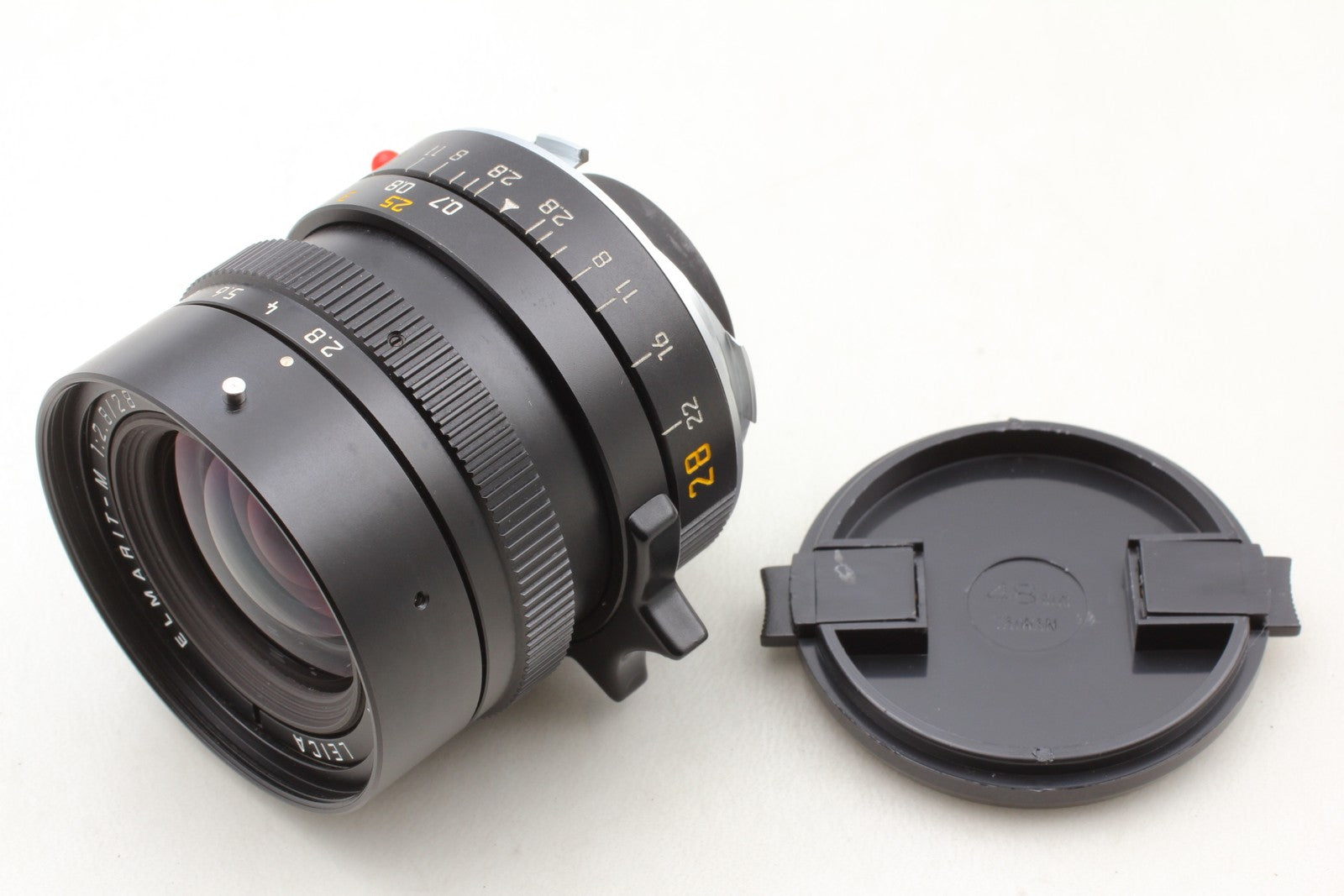 [Near MINT w/Hood] Leica Elmarit M 28mm f2.8 E49 3th Lens M Mount From JAPAN