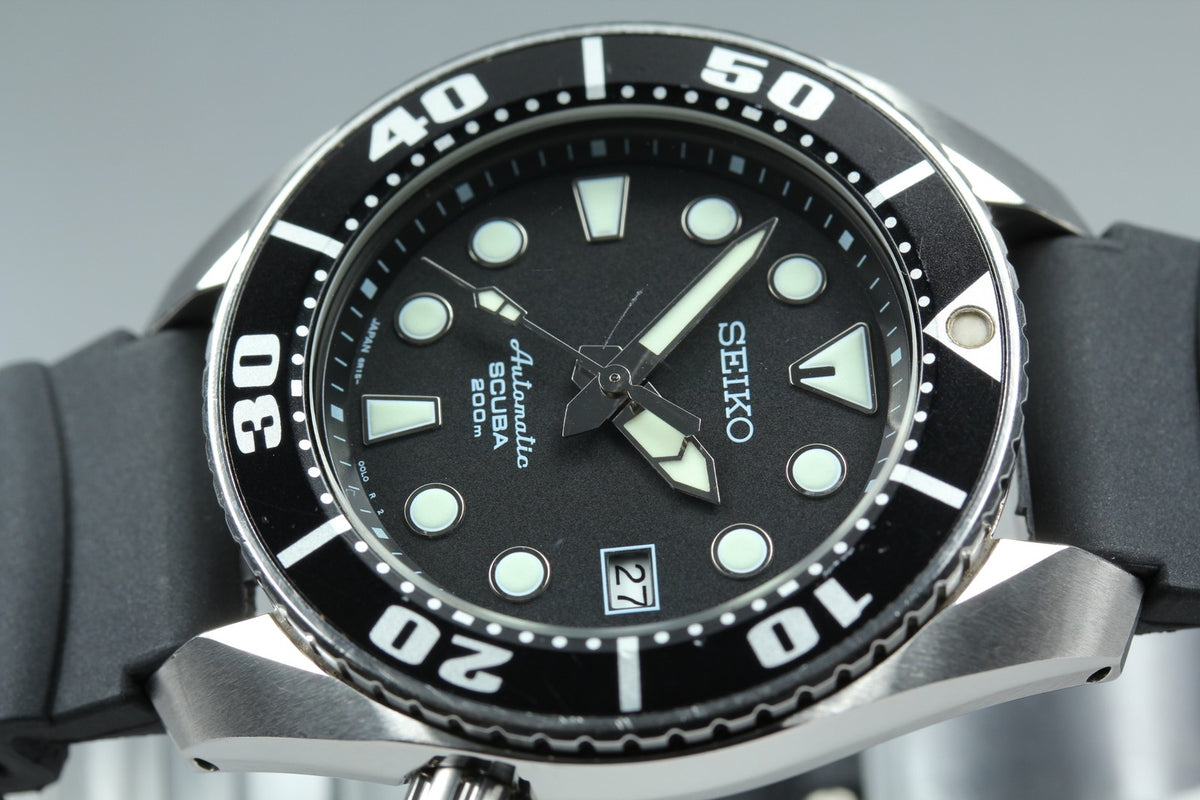 SEIKO Prospex 6R15-00G0 Black Automatic Date Men's Watch 45mm JAPAN