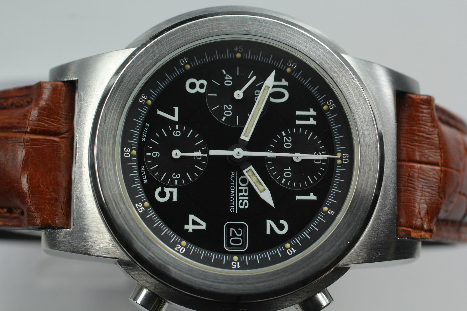 Vintage[Exc+5] ORIS Big Crown 7511 Automatic Men's Watch Chronograph 42mm  JAPAN