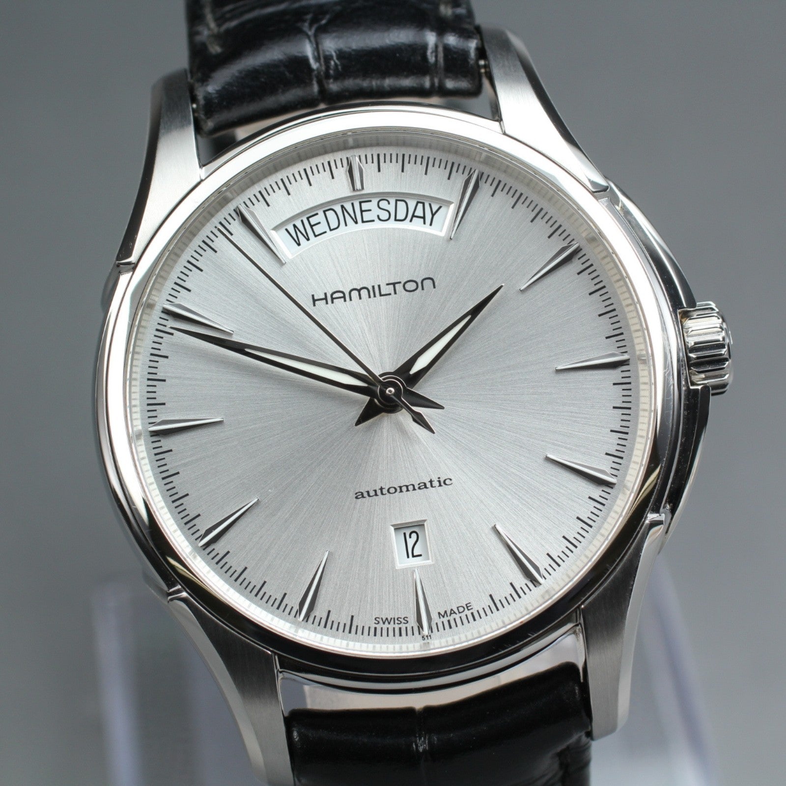 Hamilton Jazzmaster H325051 Day/Date Automatic Men's Watch 40mm JAPAN Box