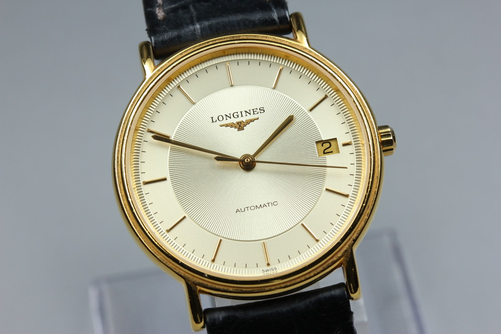 Vintage LONGINES Grand Classic L4.721.2 Automatic Gold Women's Watch 34mm JAPAN