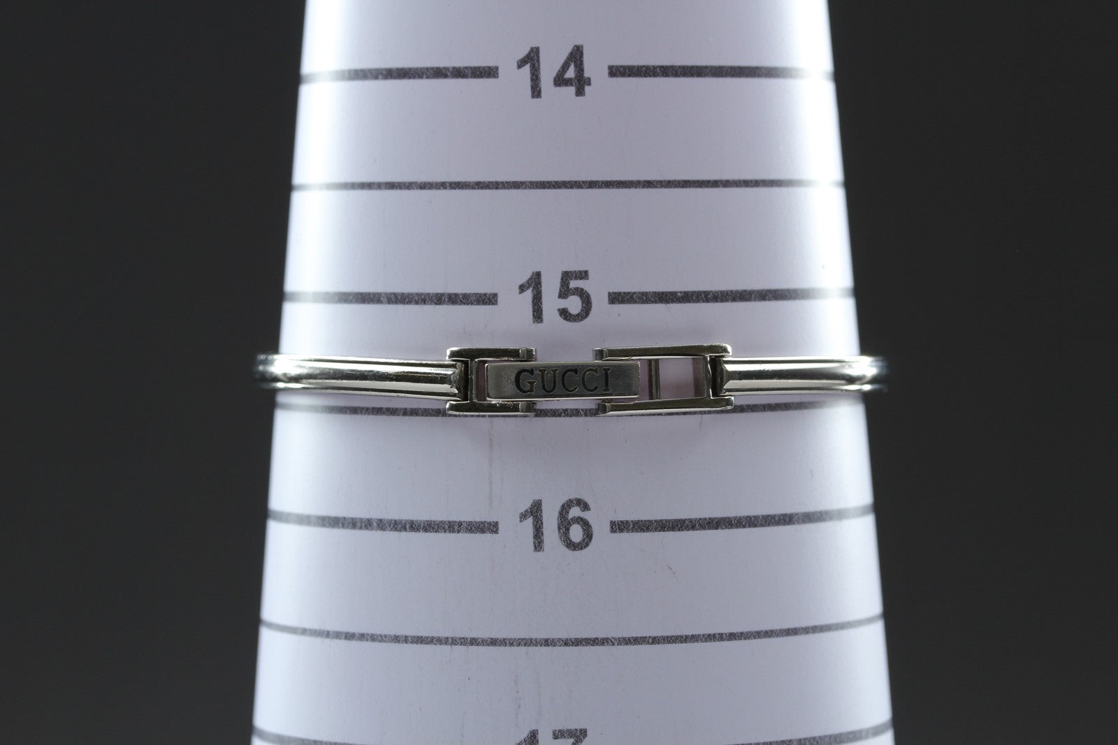 Vintage Gucci Change Bezel 11/12.2 Silver White Dial Women's Qz Watch [15.25cm]