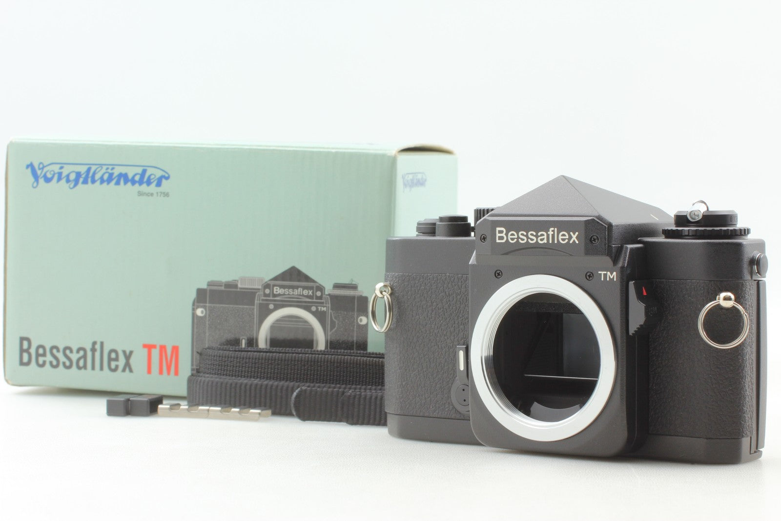 [Top MINT in Box] Voigtlander Bessaflex TM Black 35mm Film Camera From JAPAN