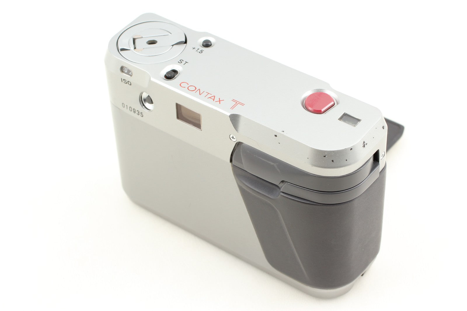 [Top MINT] Contax T Silver 35mm Film Camera Carl Zeiss T* + T14 Flash From JAPAN