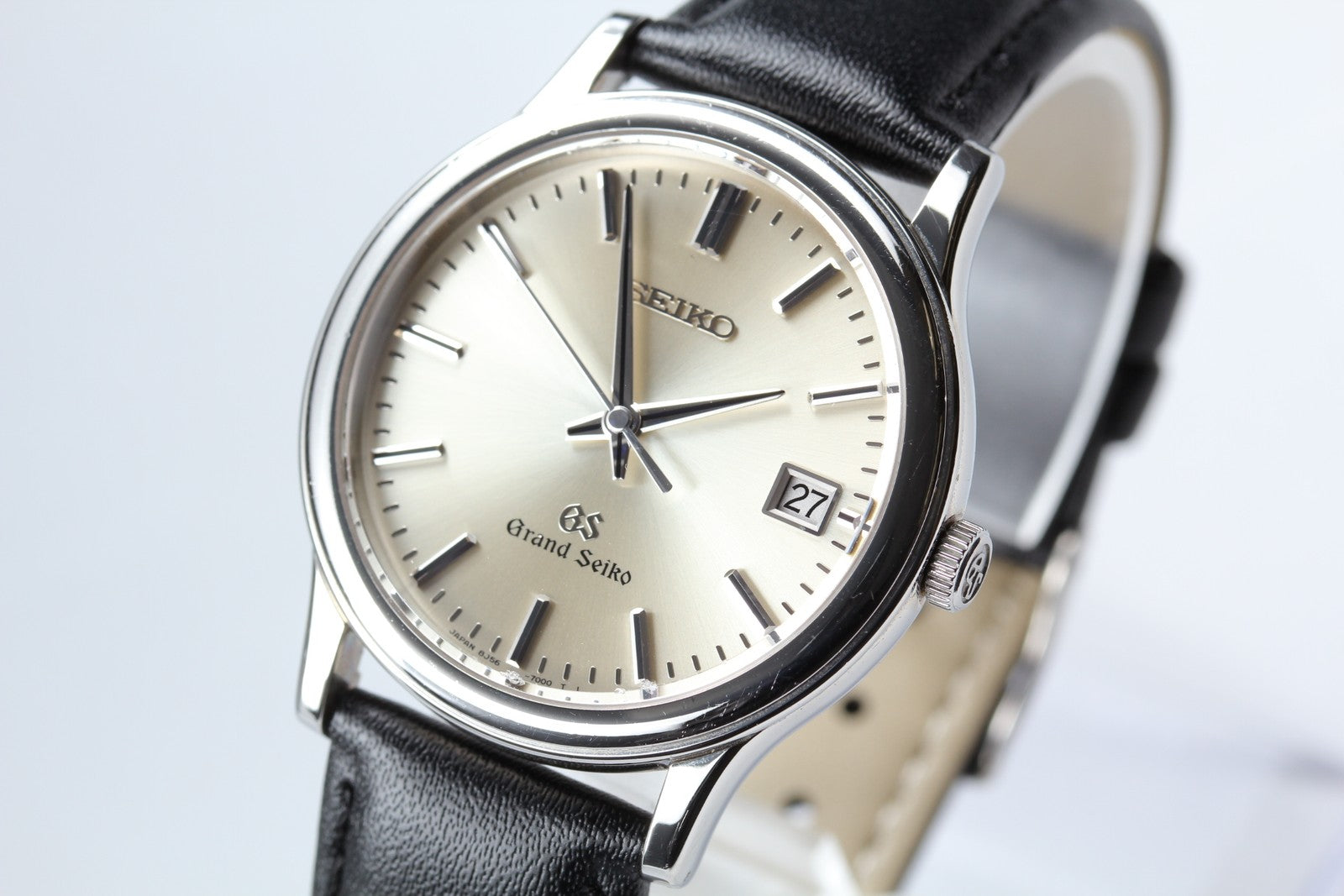 New Batt Vintage SEIKO Grand Seiko 8J56-7000 SBGF013 Quartz Men's Watch 34mm JP