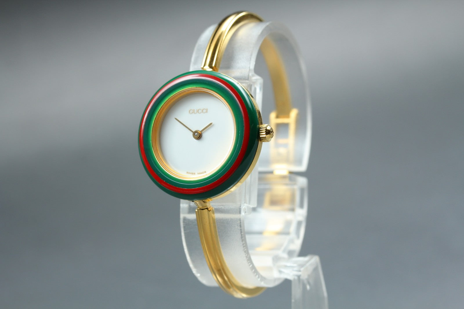 New Batt Vintage GUCCI change bezel 11/12.2 Quartz Women's Watch 25mm JAPAN Box