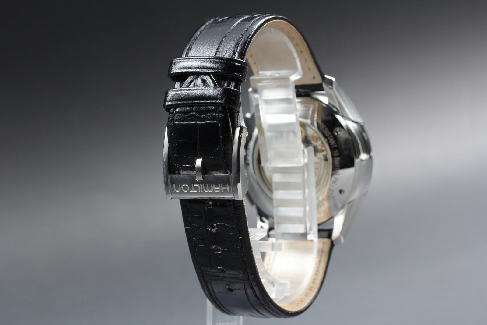 HAMILTON Jazzmaster Auto Chrono H325960 Silver Black Automatic Men's Watch [Box]