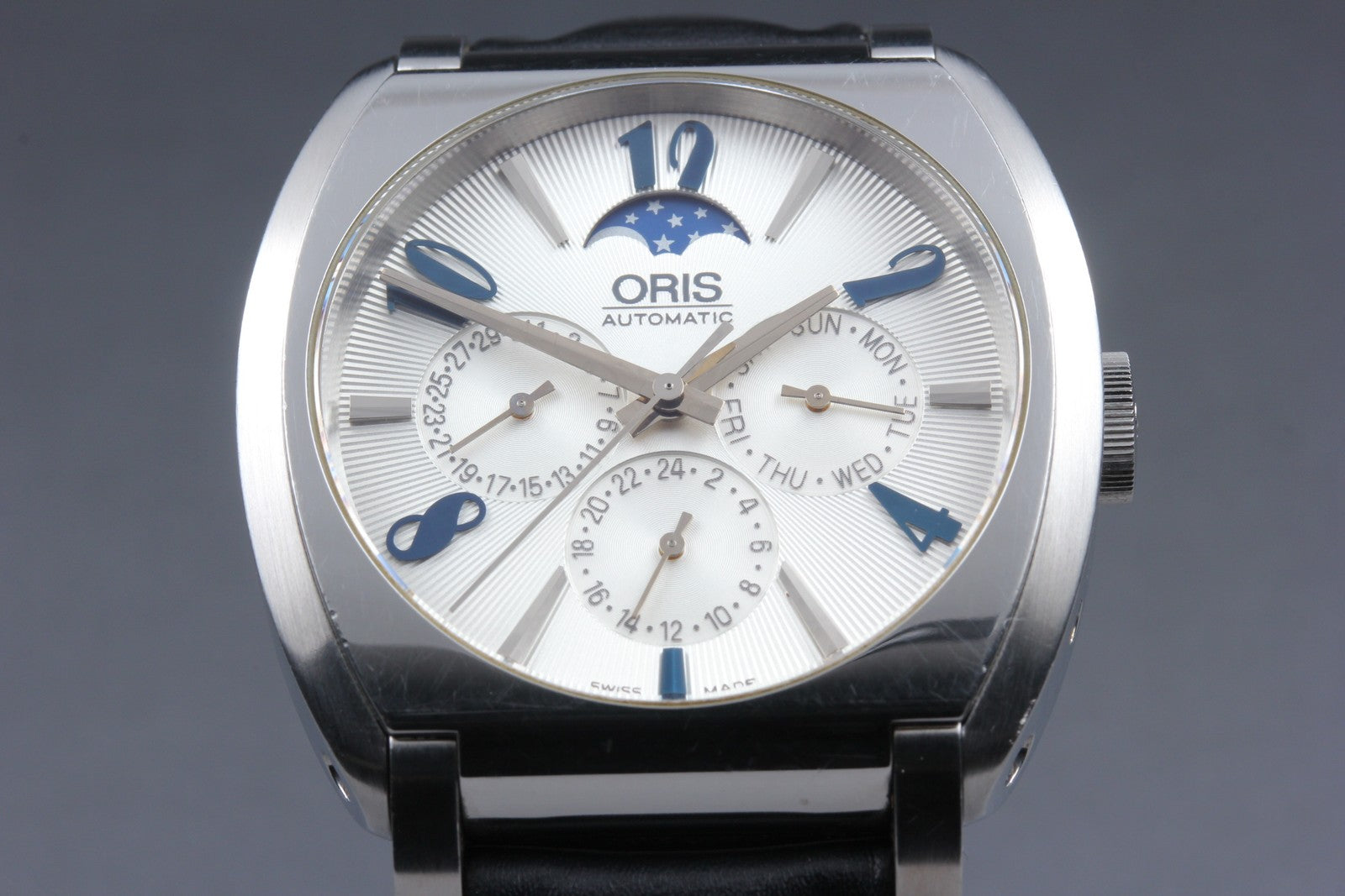 Exc+5*Box ORIS Frank Sinatra 7572 Silver Automatic Day/Date Men's Watch From JP