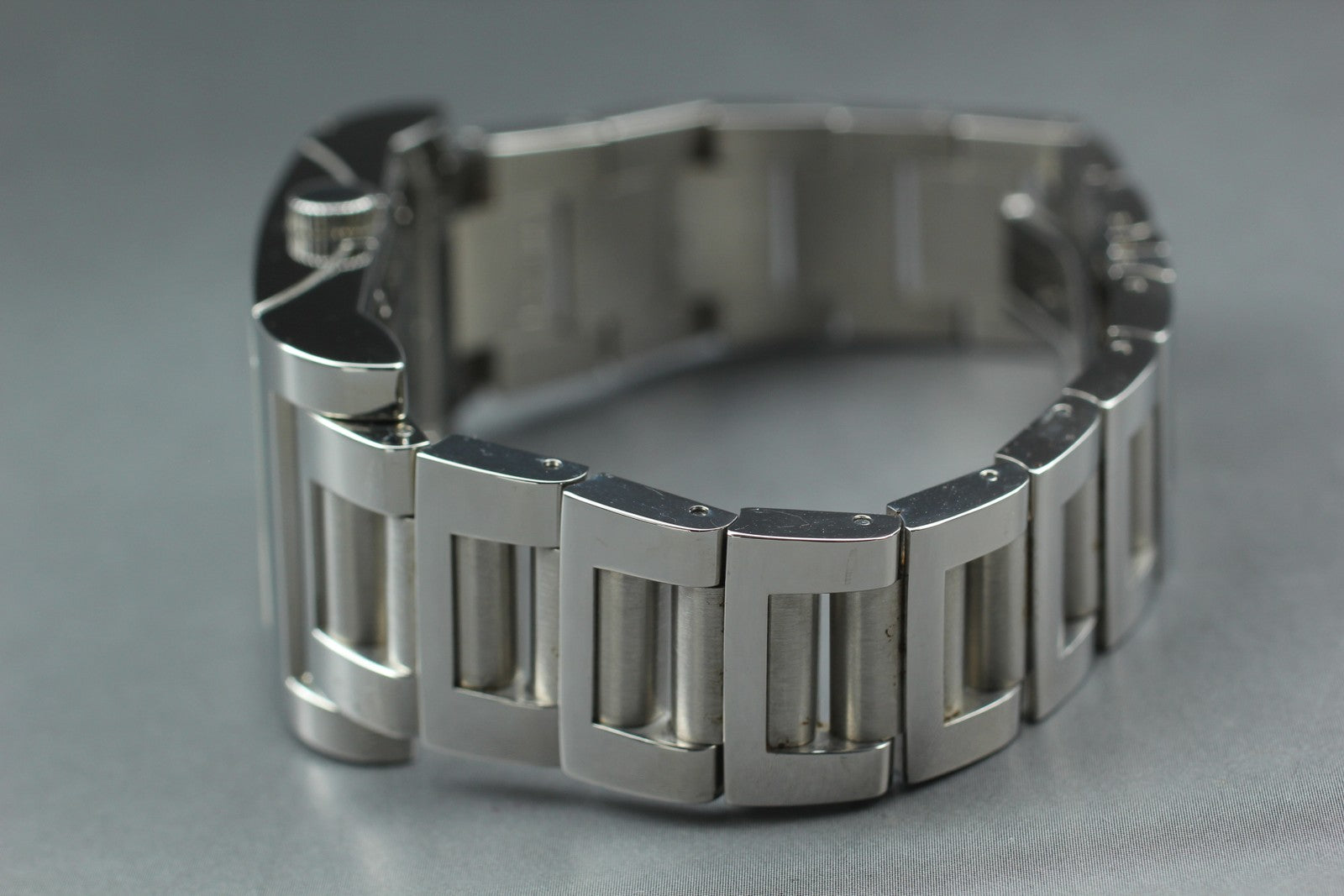 [Exc+5 Box] BVLGARI Rettangolo RT45S Automatic Date White Dial 26mm Watch JAPAN