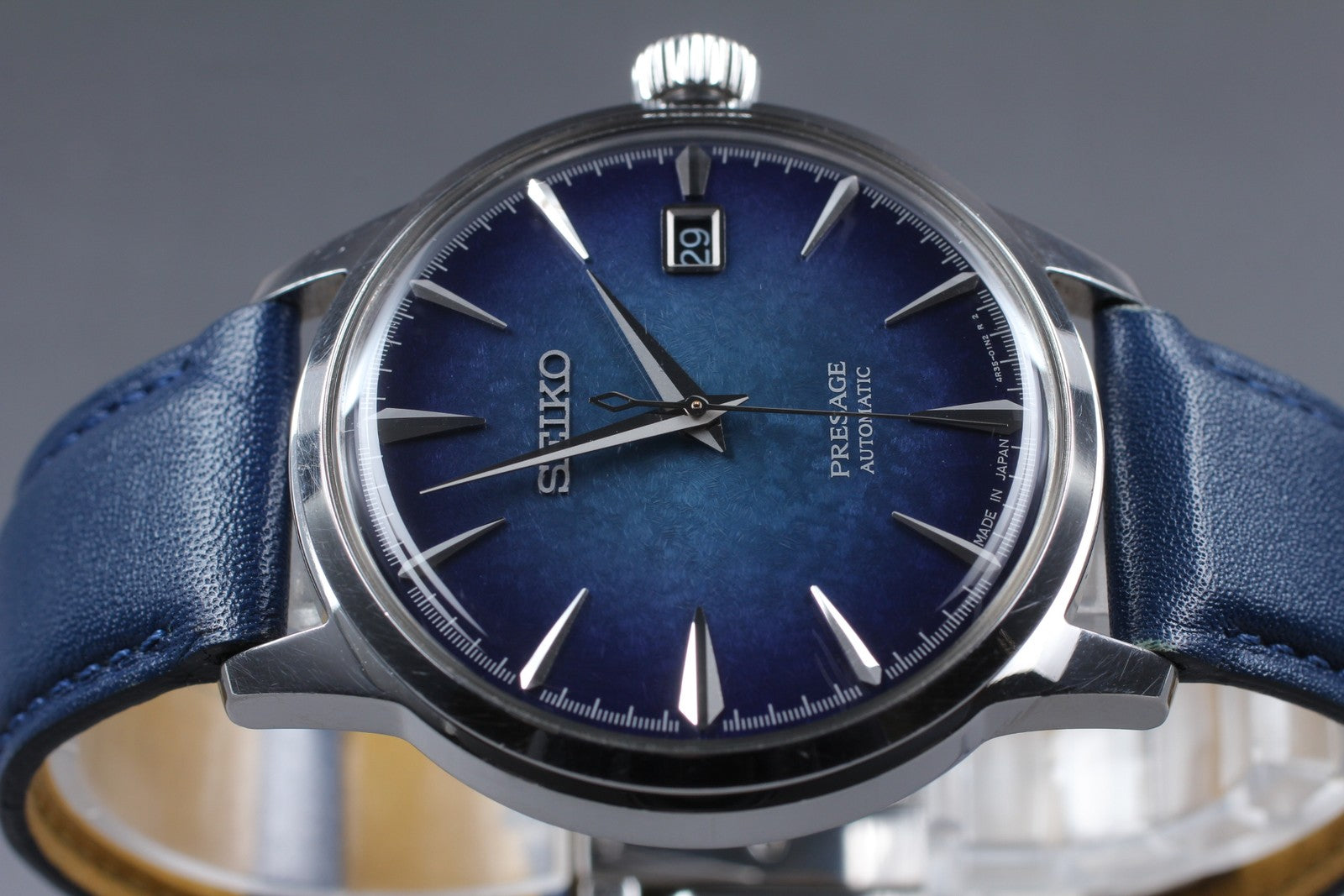 SEIKO Presage 4R35-02E0 SARY085 Automatic Blue Dial Men's Watch 40mm JAPAN Box
