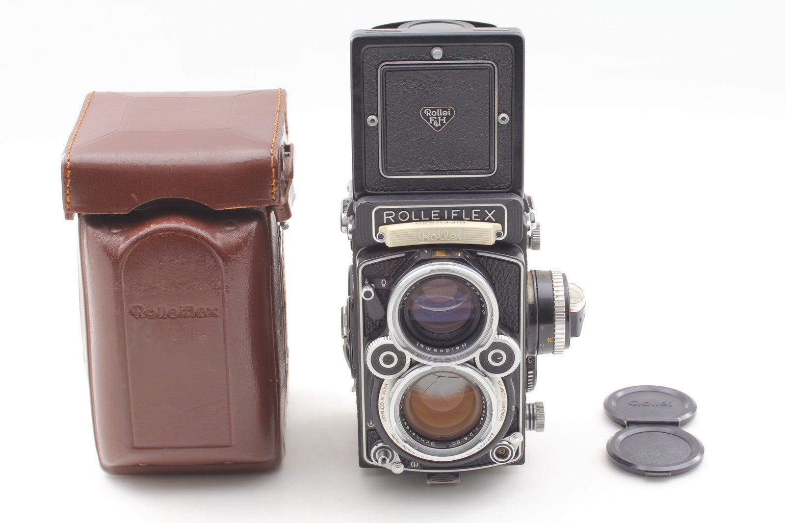 [MINT w/Case] Rolleiflex 2.8F White Face Xenotar 80mm f2.8 Film Camera 6x6 JAPAN