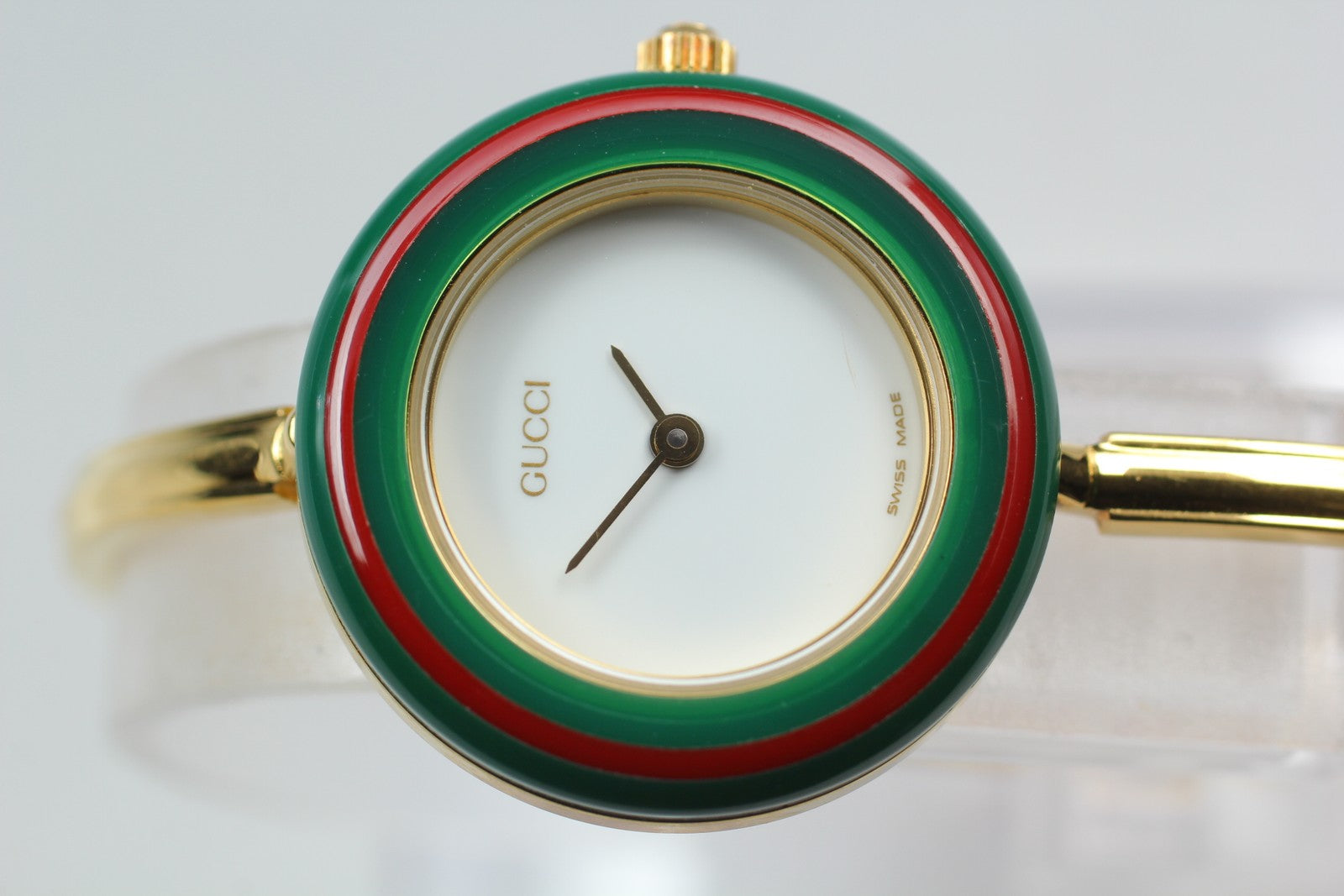 New Batt Vintage GUCCI change bezel 11/12.2 Quartz Women's Watch 25mm JAPAN Box