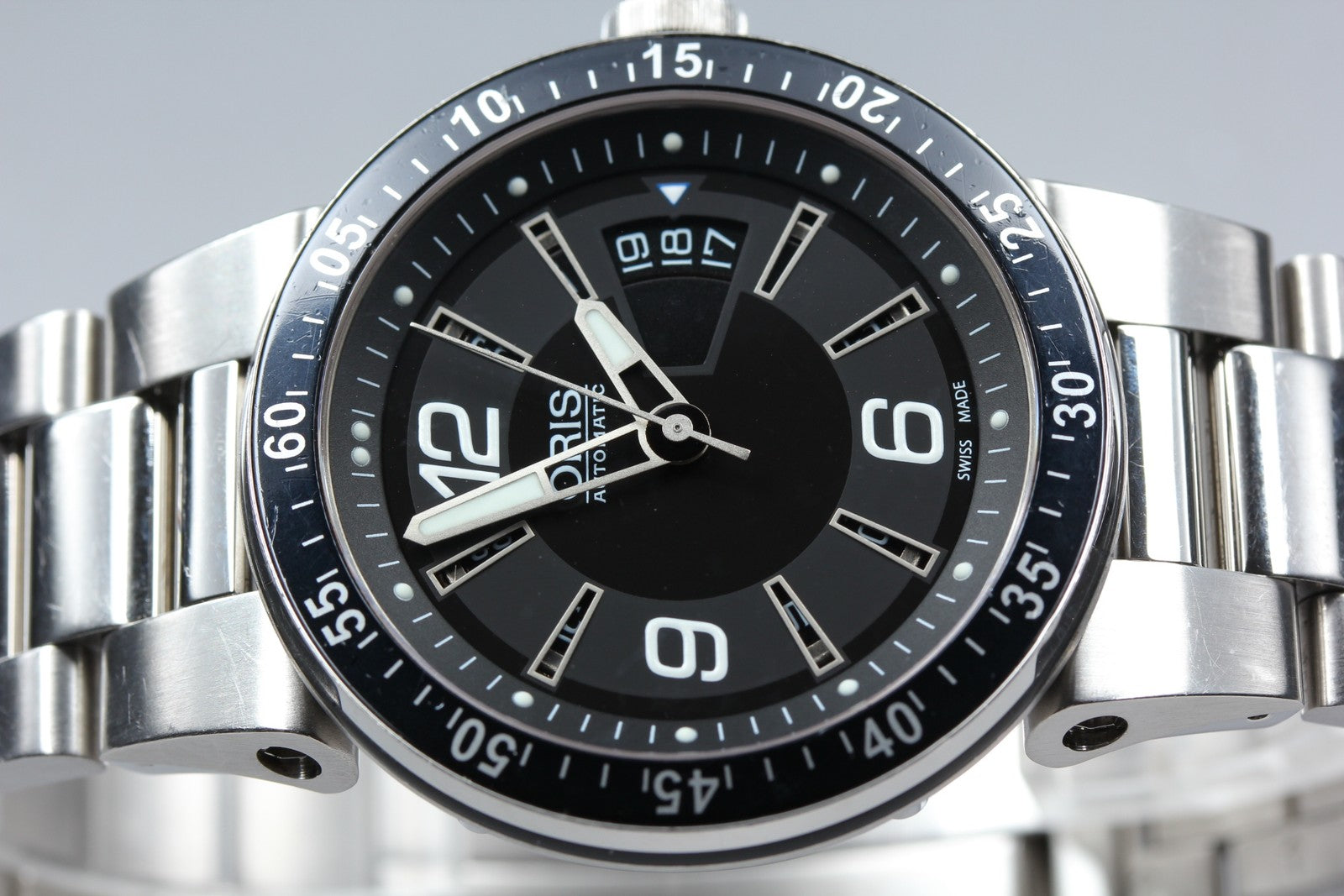 ORIS Williams F1 Team Date 7613 Automatic Black Dial Automatic Men's Watch [Box]