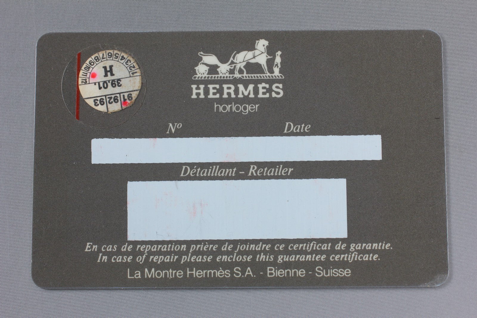 Vintage [Exc+5 Box] HERMES Kelly Watch Gold Red "U" Woman's Quartz Watch JAPAN