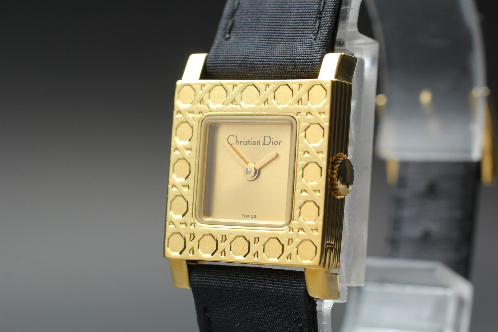 Christian Dior La Parisienne D60-159 Gold Black 19mm Women's Quartz Watch [Box]