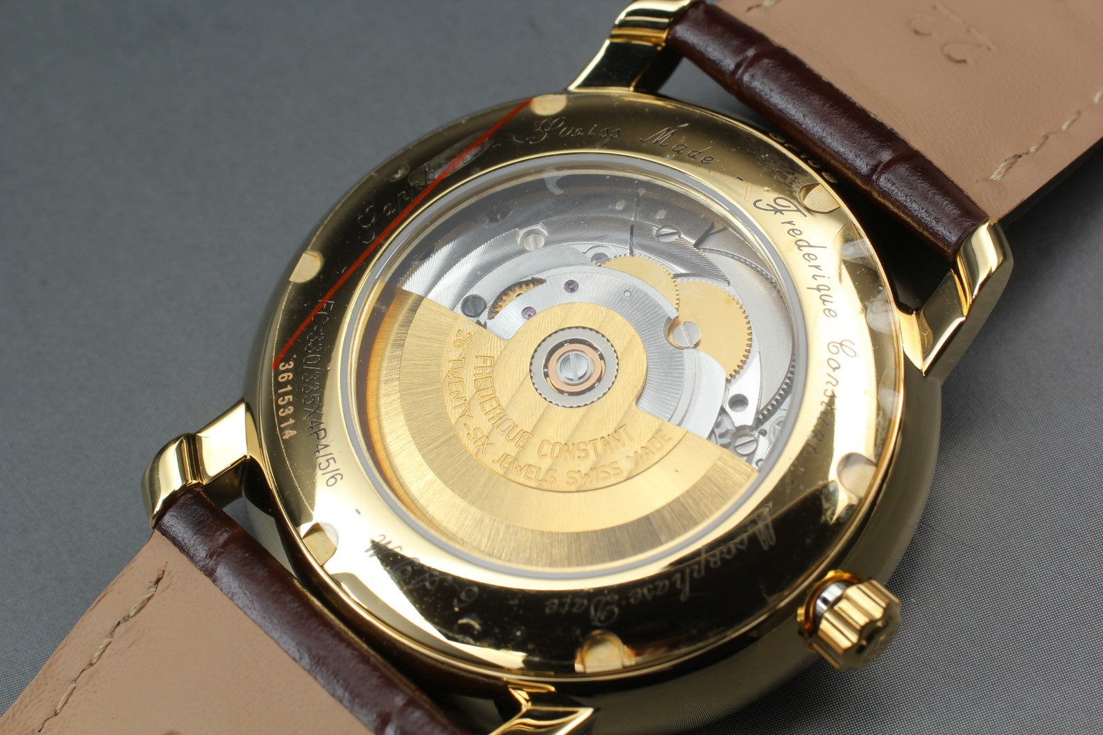 [Near MINT- Box] Frederique Constant FC-330/335X4P4/5/6 Moon Phase AT Mens Watch