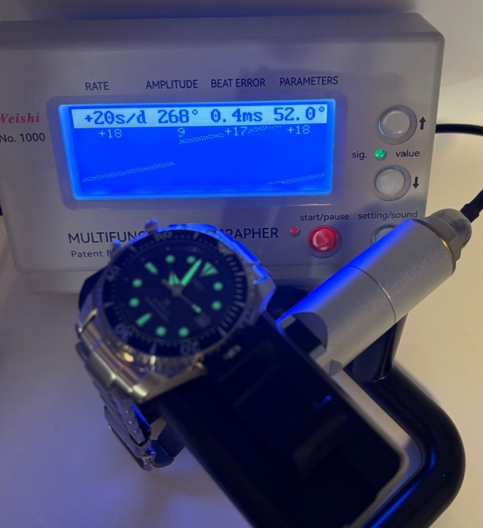 [Near MINT-] SEIKO Prospex Shogun 6R15-01D0 SBDC029 Black AT Men's Watch JAPAN
