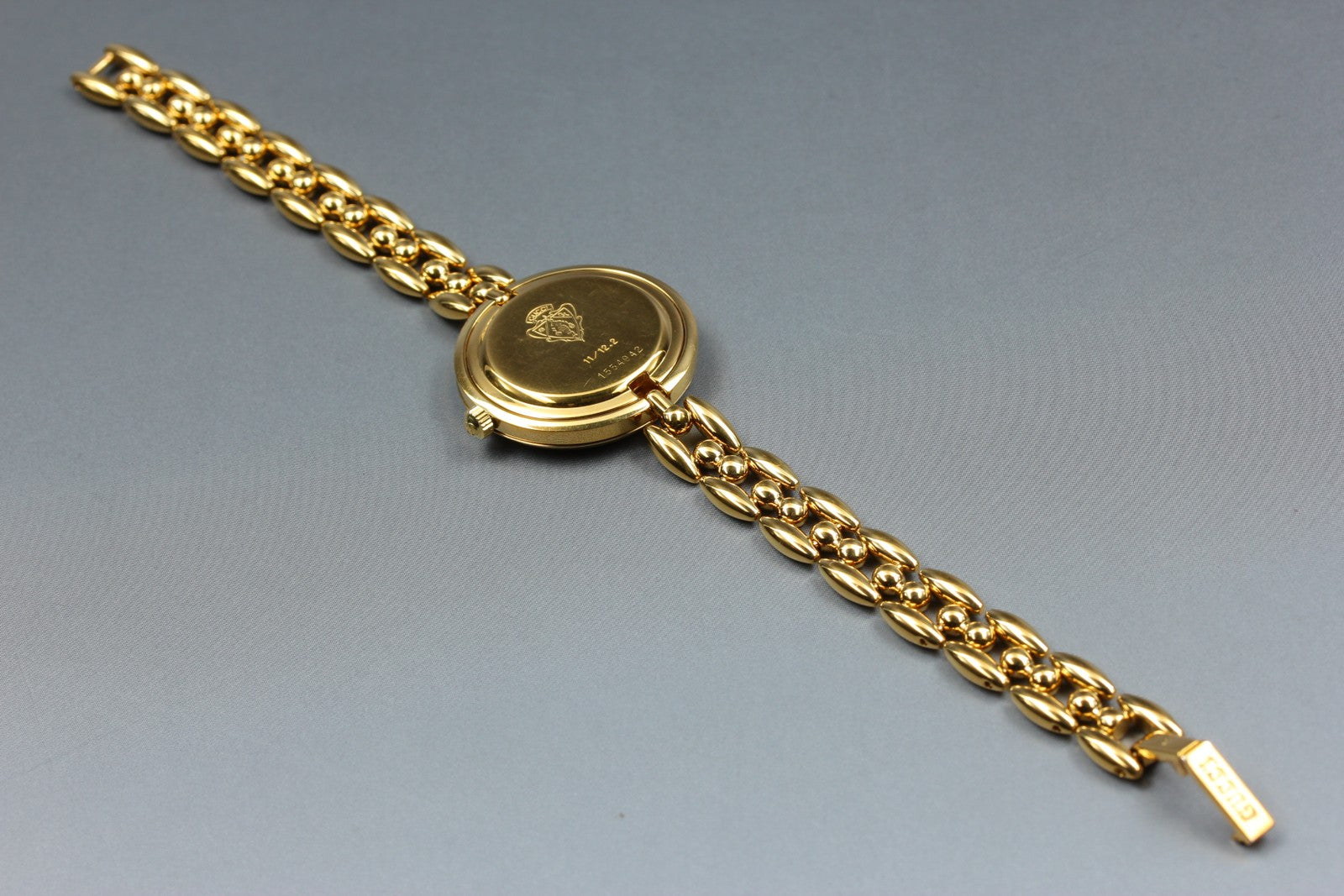 [Overhauled] Gucci Change Bezel 11/12.2 Gold  Women's Quartz Watch Vintage Box