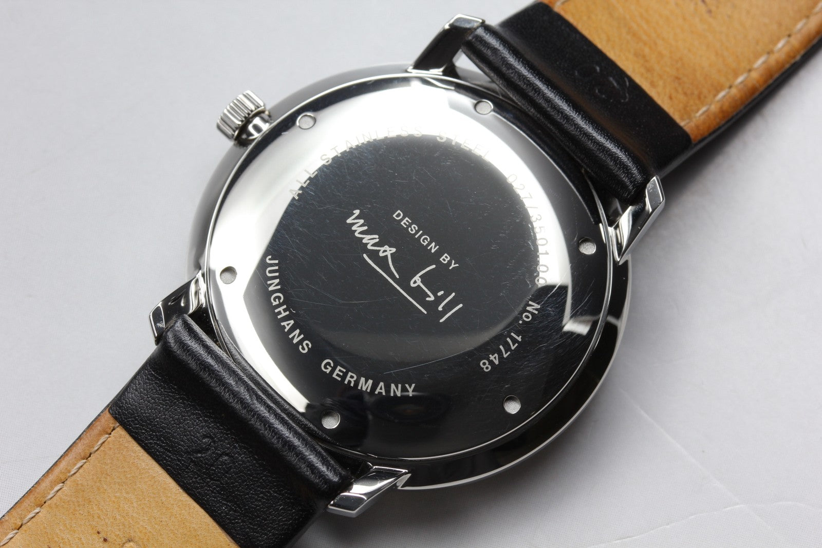 Junghans Max Bill Automatic 027/3501.00 37mm White Dial Men's Watch [w / Box]