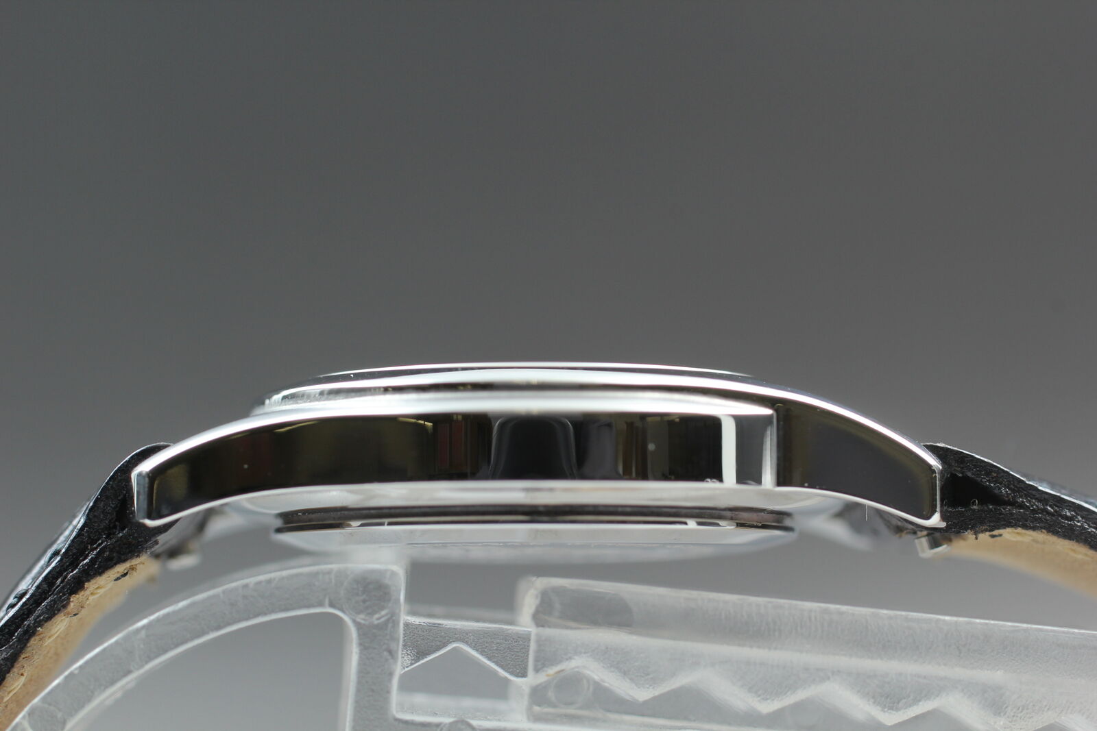 New Battery [Exc+5 Box] Gucci 5500L Silver Women's Quartz Watch Vintage JAPAN