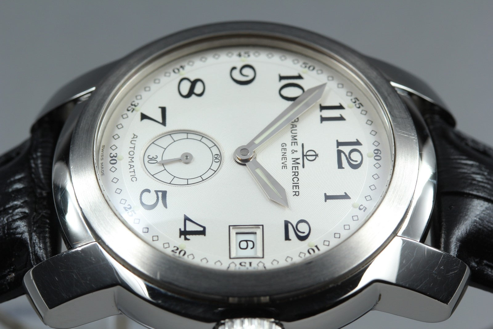 BAUME＆MERCIER Capeland MV045221 Automatic White Men's Watch 38mm JAPAN Box