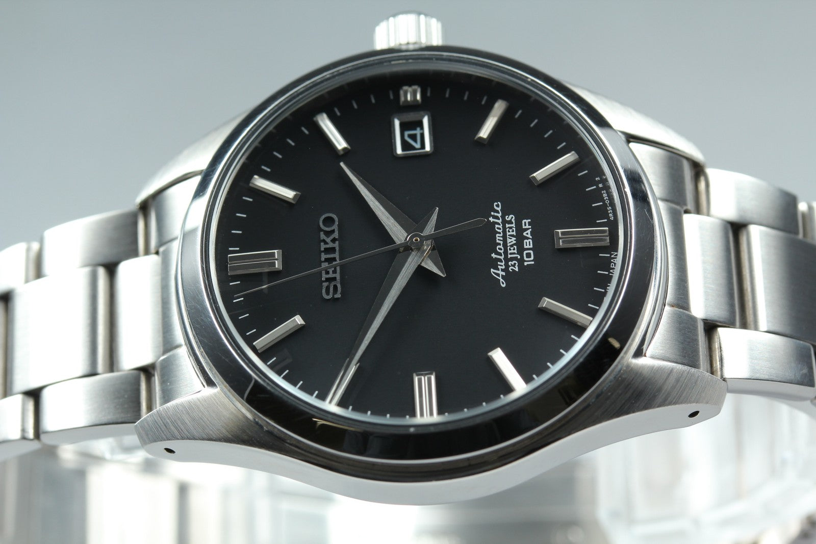 SEIKO Mechanical 4R35-03X0 SZSB012 Automatic Black Men's Watch 39mm JAPAN Box