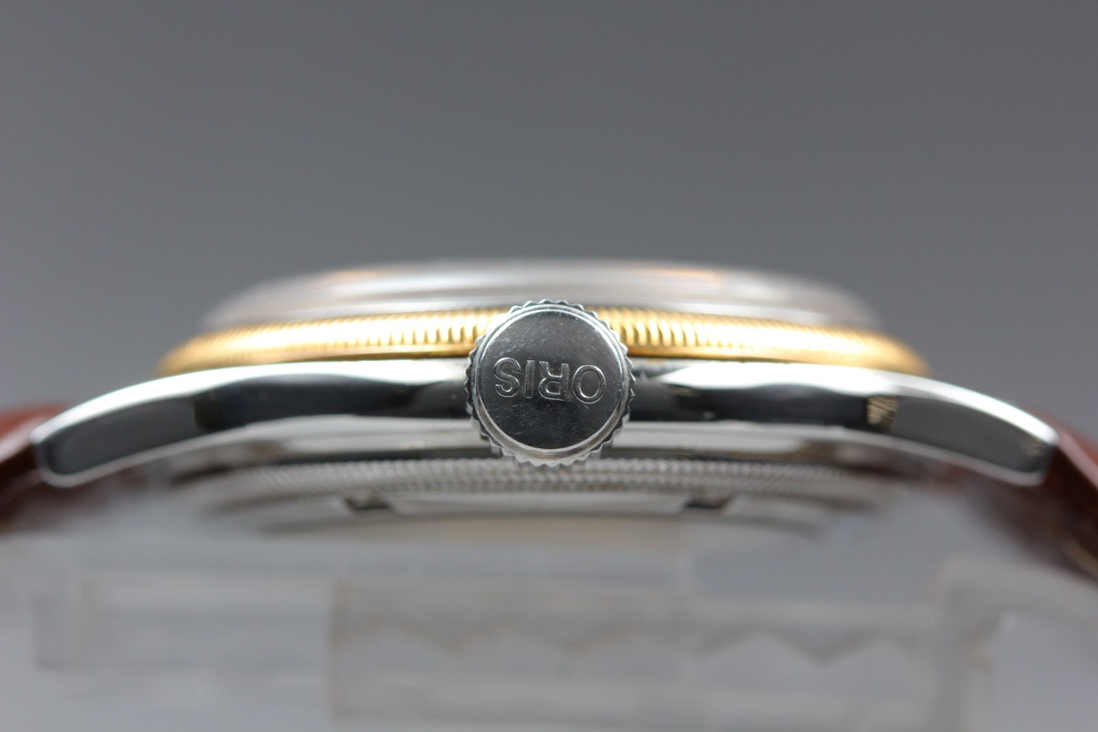 Vintage ORIS Big Crown Pointer Date 7462 Automatic Women's Watch 33mm JAPAN
