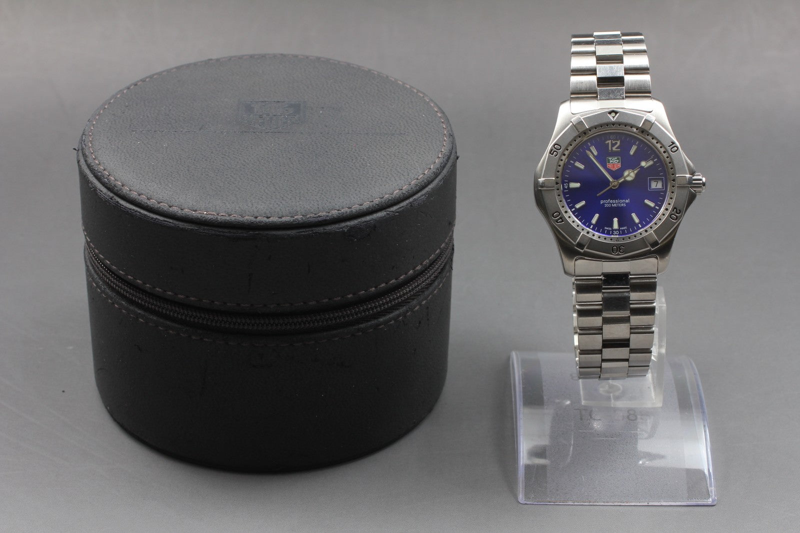 [Exc+5]Box TAG HEUER 2000 Professional WK1116 Blue Dial Quartz Men’s 38mm JAPAN