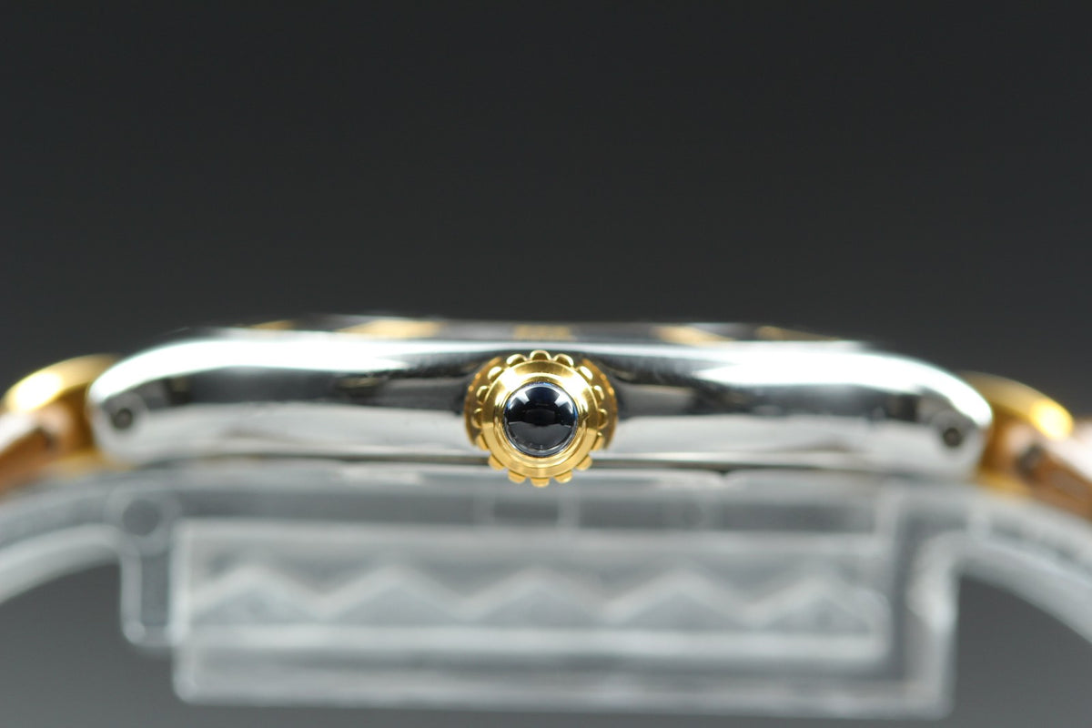 Vintage Cartier Must De 21 1340 Silver Quartz Women's Watch 27mm JAPAN Box