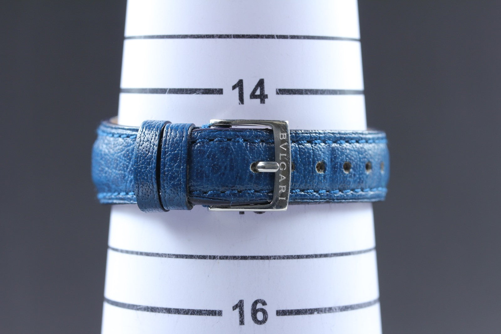 [Exc+5 Box] BVLGARI Solotempo ST35S 35mm Blue Dial Unisex Quartz Watch