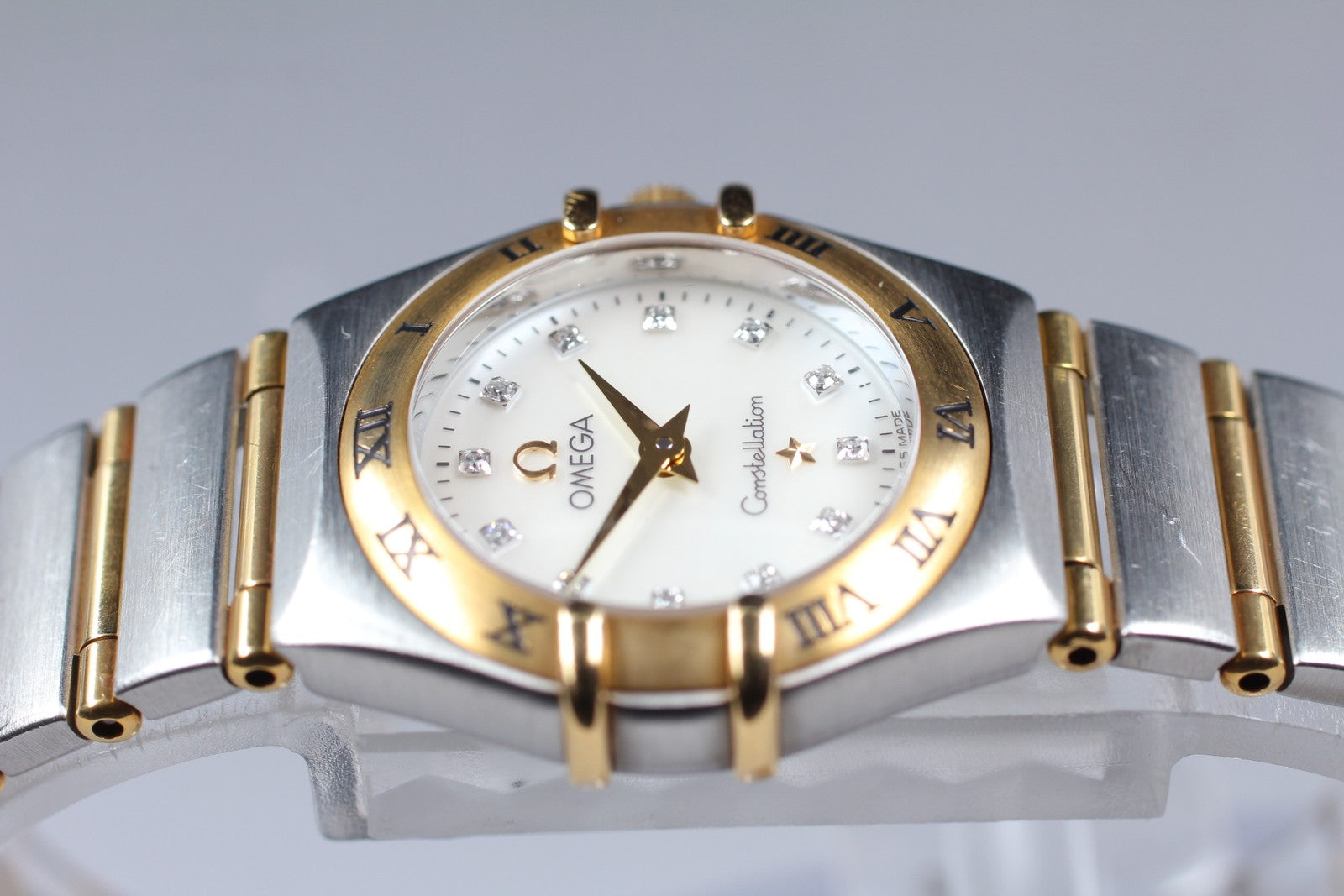 [Exc+5] OMEGA Constellation Cal.1456 12P Diamond 22mm Quartz Women's Watch