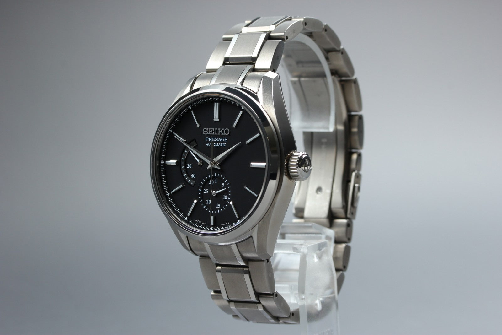 SEIKO Presage 6R27-00H0 SARW041 Black Automatic Date Men's Watch 40mm JAPAN