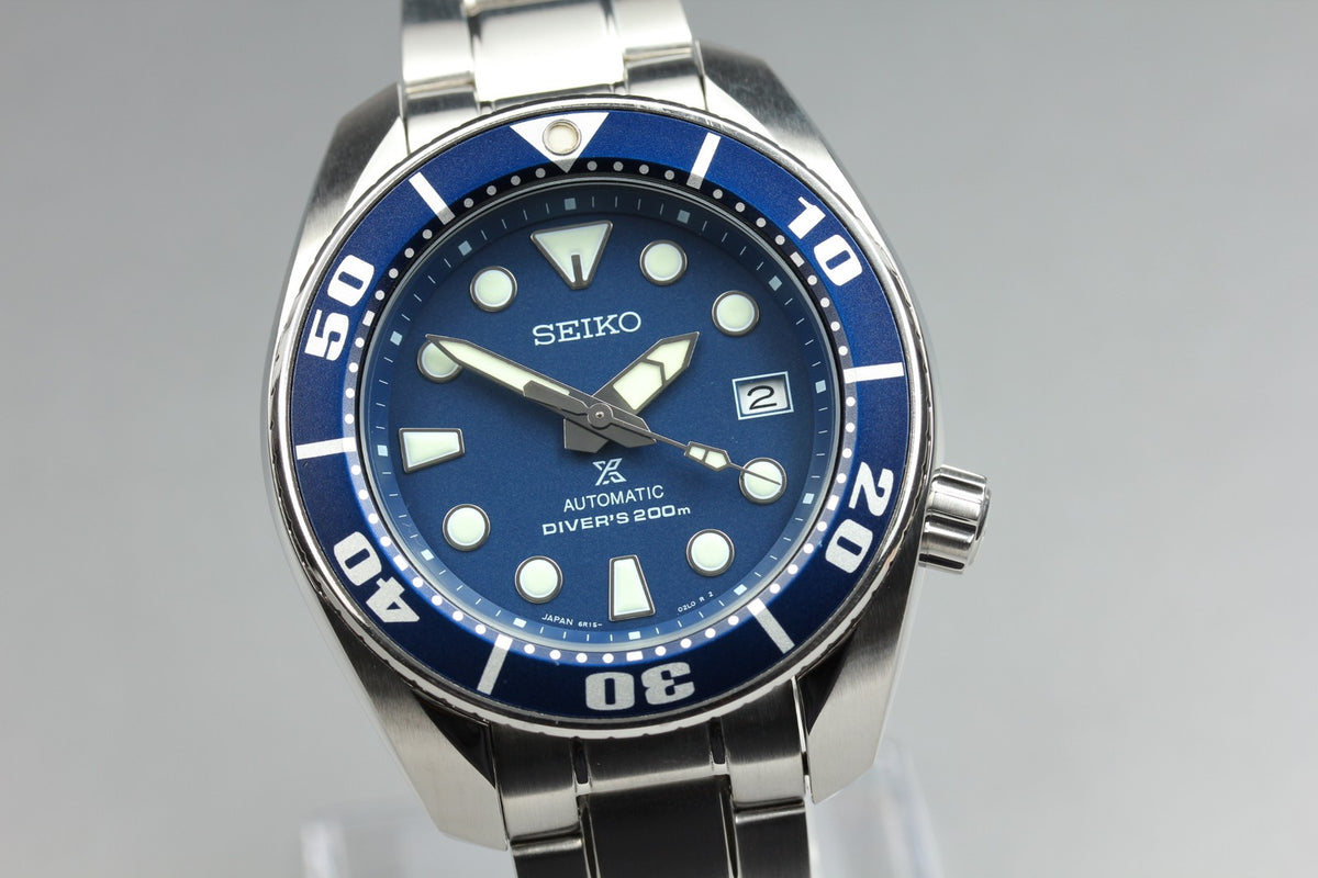 SEIKO Prospex 6R15-00G0 Automatic Diver's Blue Dial Men's Watch 45mm JAPAN