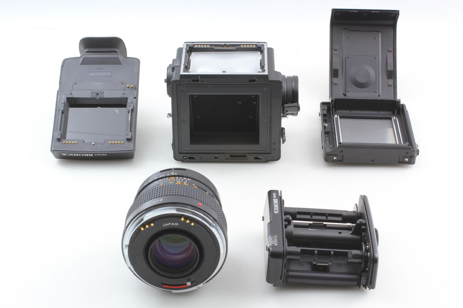 [MINT] Zenza Bronica GS-1 Film Camera + PG 100mm f3.5 Lens 120 From JAPAN