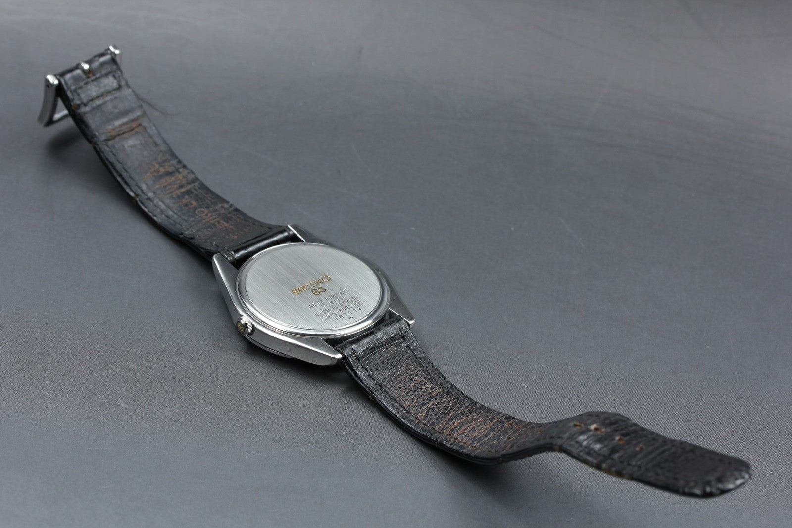 Vintage SEIKO Grand Seiko 8N65-8000 Quartz Men's Watch 36mm JAPAN Box