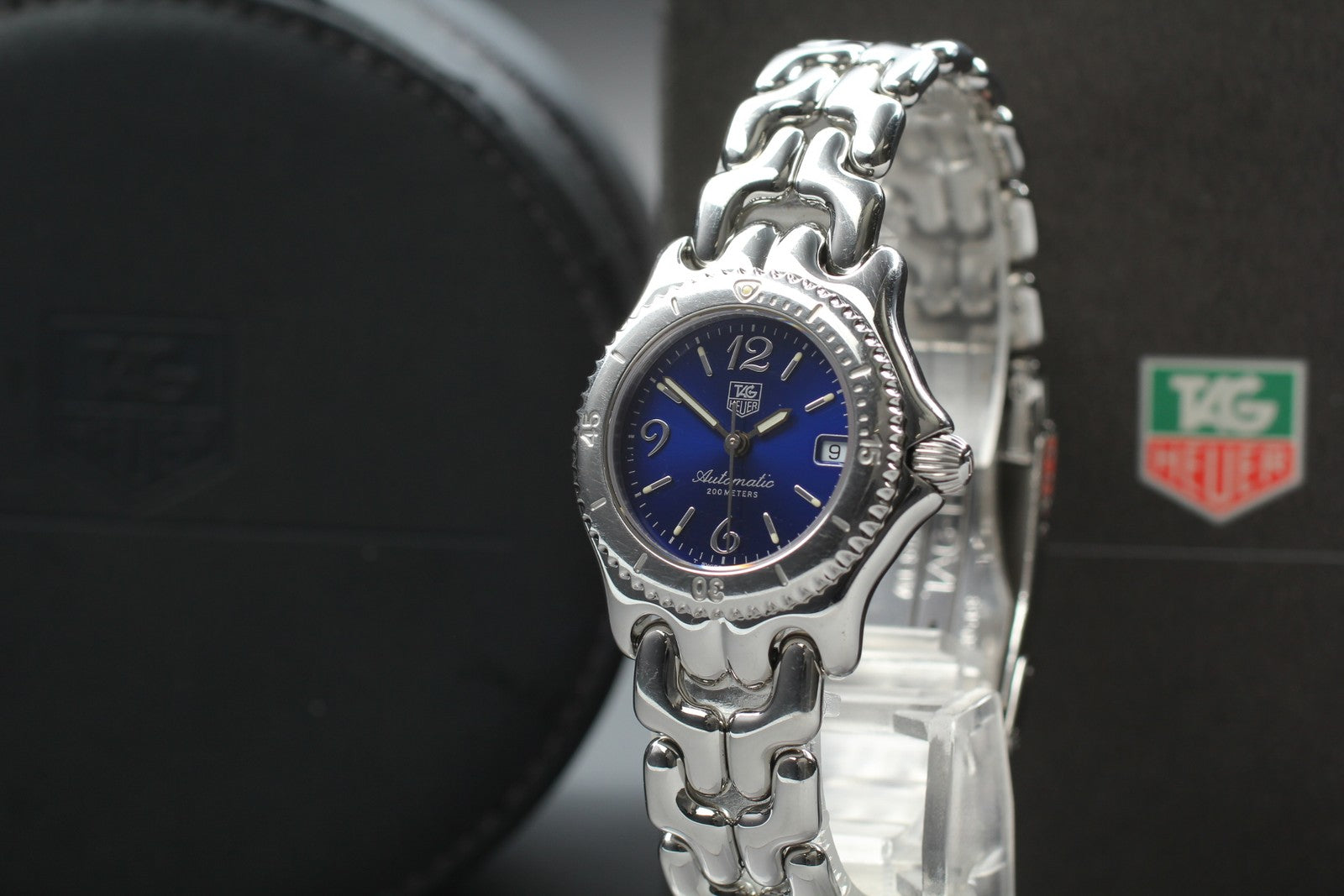 overhauled TAG Heuer SEL WG2311.BA0469 Automatic Women's Date Watch 28mm JP Box