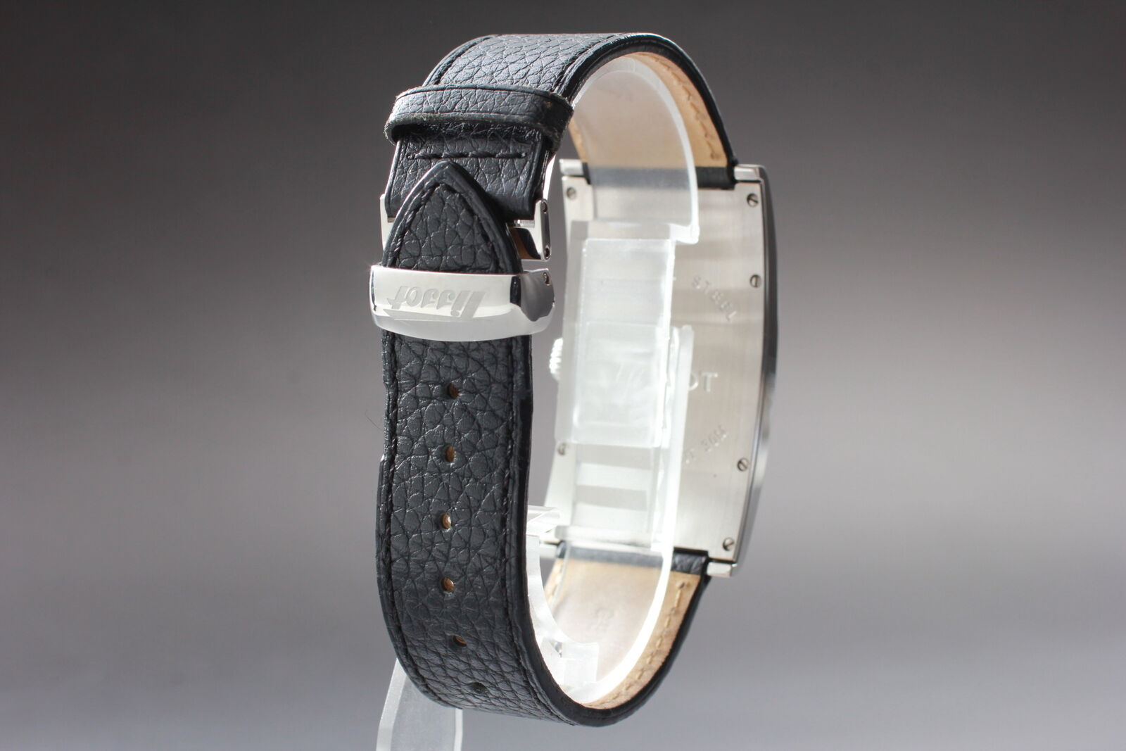 [Exc+5] TISSOT Banana Z181 White Dial Black Men's Quartz Watch From JAPAN