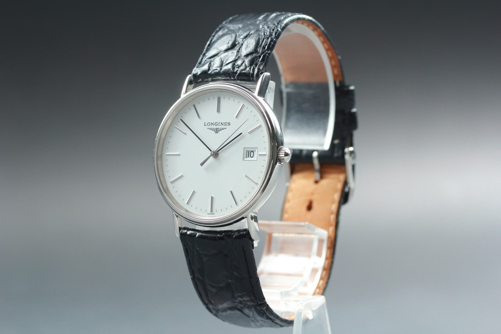 [Exc+5] LONGINES Grand Classic L4.720.4 White Dial 32mm Quartz Men's Watch