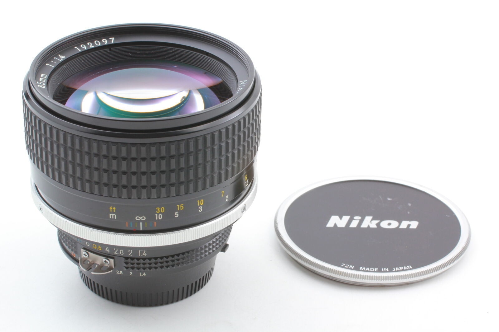 [ Near MINT ] Nikon Nikkor 85mm f1.4 Ai-s Ais Portrait MF Lens From JAPAN