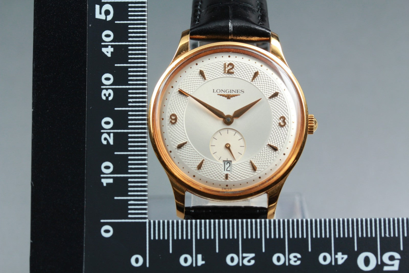 Longines Grand Classic L4.685.2 Gold Dial Automatic Date Men's Watch 36mm N MINT