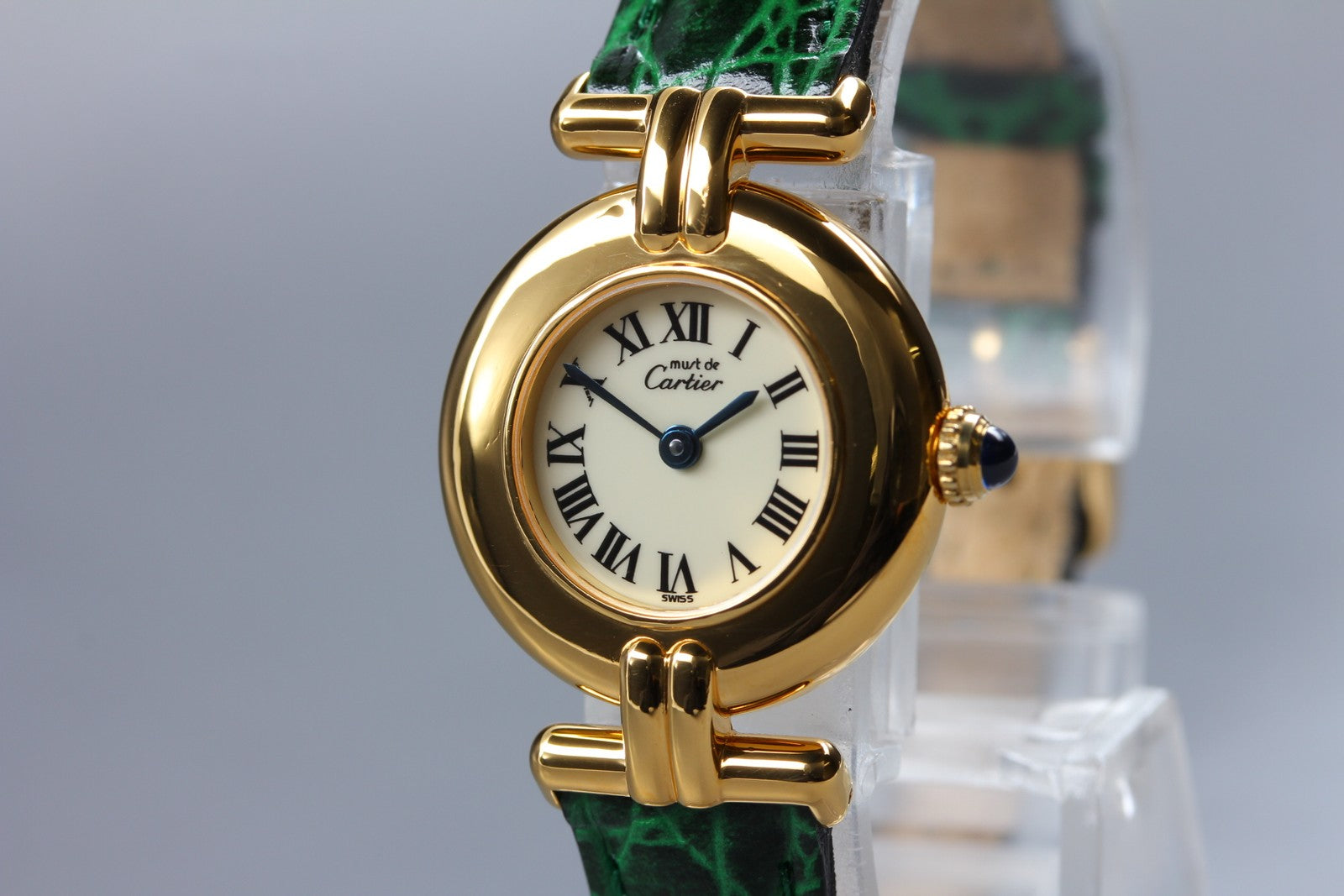 Vintage [Near MINT- Box] Cartier Must Colisee Vermeil 590002 Women's Qz Watch
