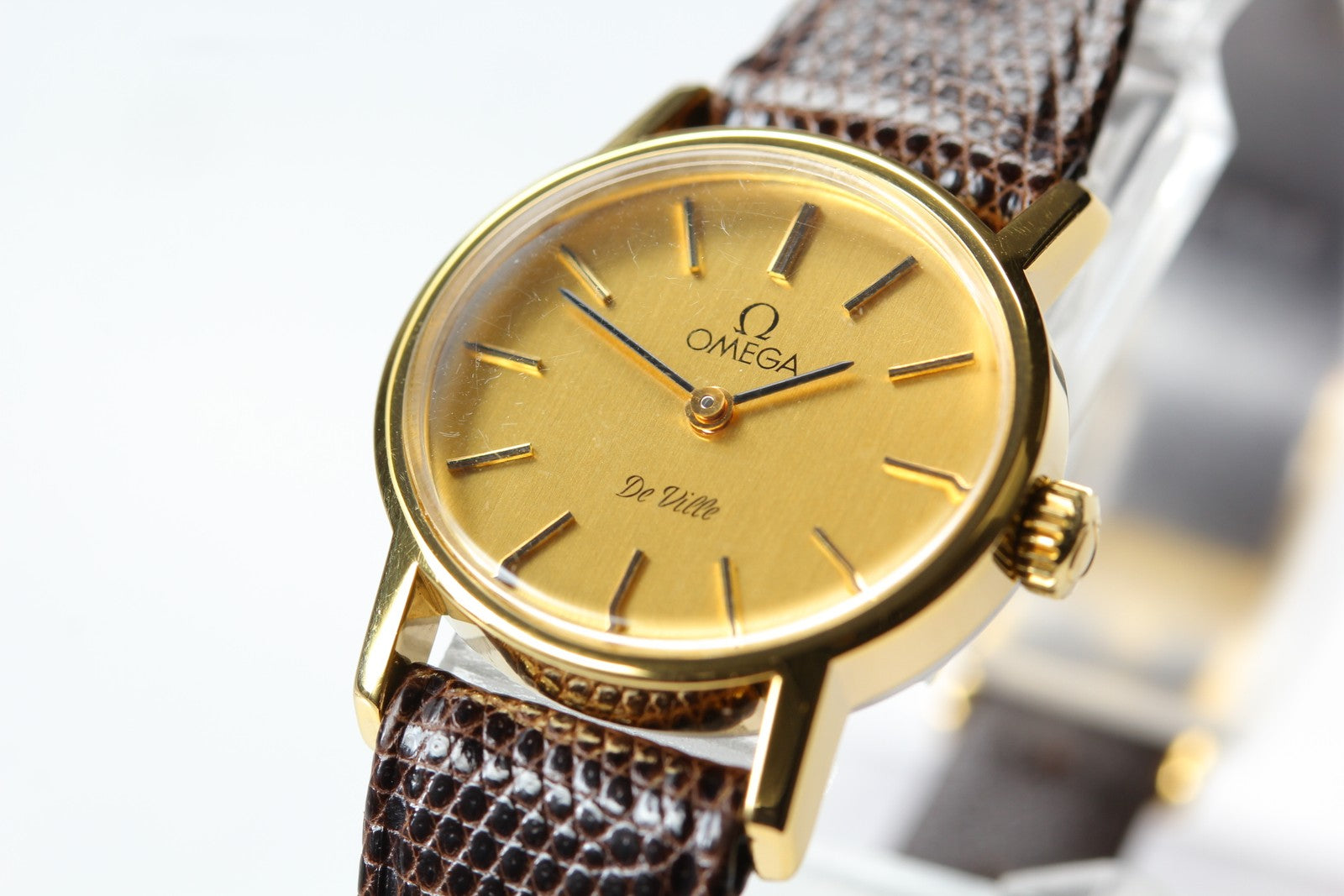 Overhauled[Exc+5] OMEGA De Ville Cal.625 511.0508 24mm Gold Manual Women's Watch