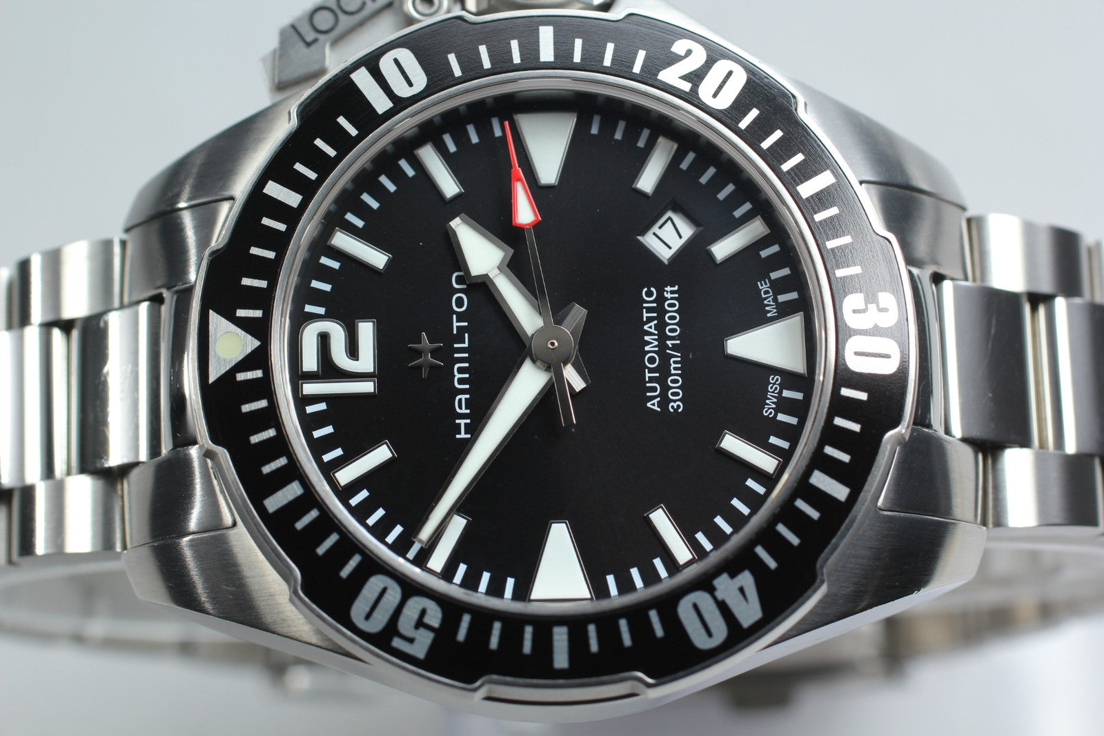 Hamilton Khaki Navy Openwater H776050 Black 42mm Automatic Men's Watch [w/Box]