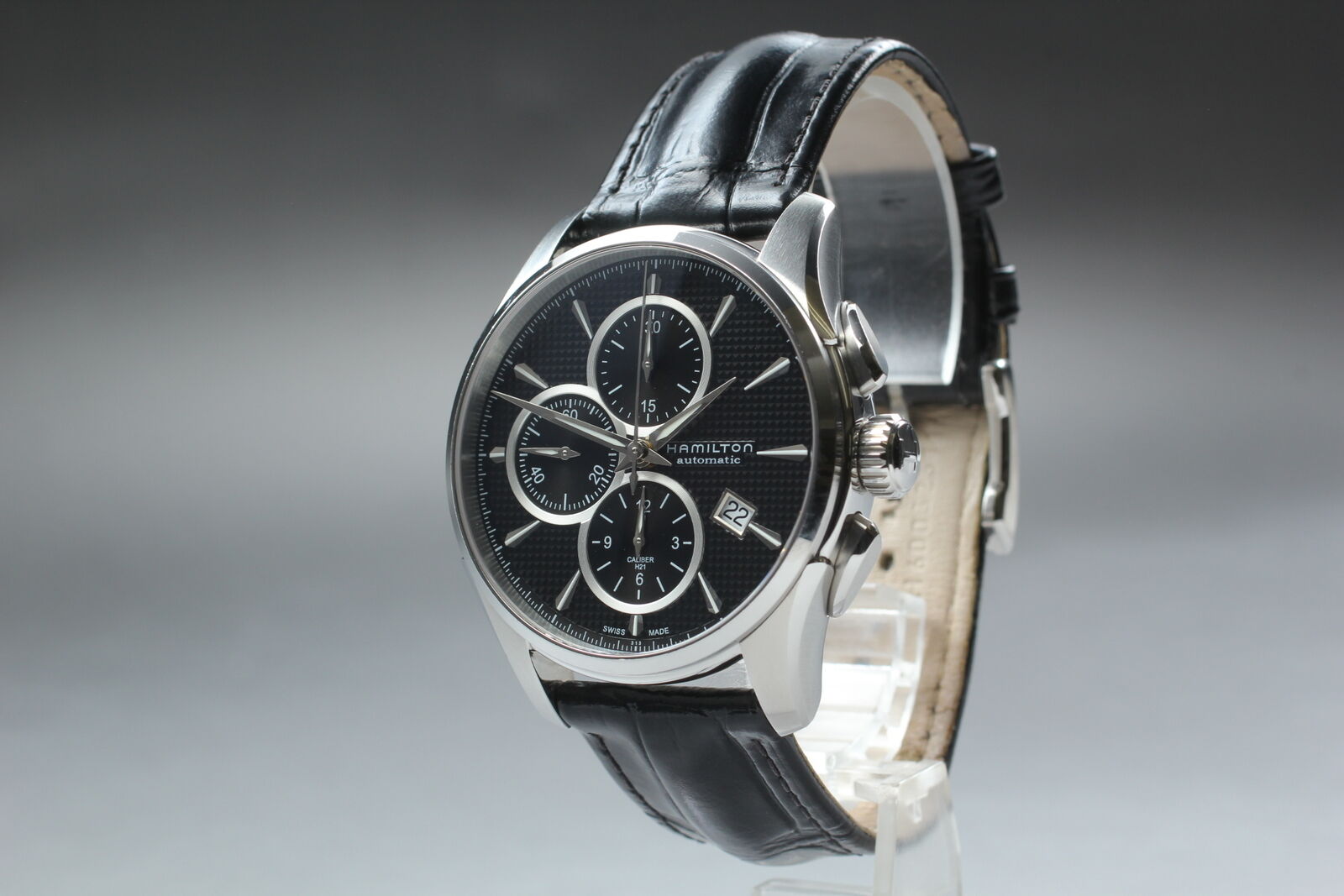 [Exc+5 Box] HAMILTON Jazzmaster H325961 Black Dial Automatic Men's Watch JAPAN